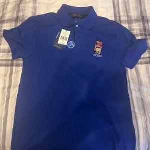 Mens Ralph Lauren Polo Golf Shirt Blue Mens Small